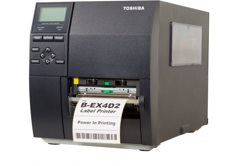 Toshiba EX4D2 200dpi 4inch Wide Direct Thermal Label Printer