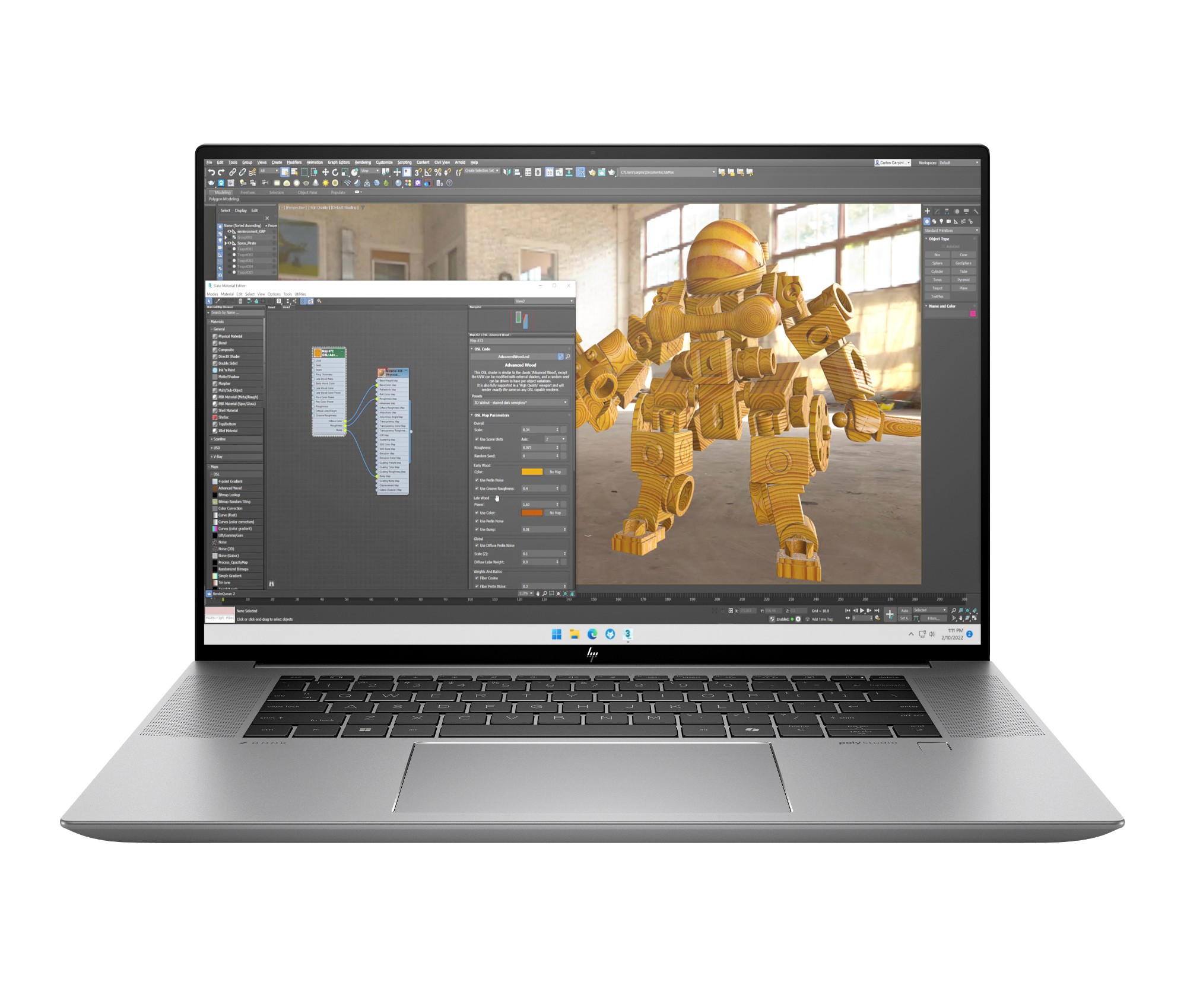 HP ZBook Studio G11 Intel Core Ultra 9 185H Mobile workstation 40.6 cm