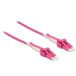 DeLOCK 85134 InfiniBand en Glasvezelkabel 3 m LC Roze