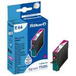 Pelikan 4108623/E66 Ink cartridge magenta, 399 pages 9ml (replaces Epson T1293) for Epson Stylus BX 320/SX 235 W/SX 420/SX 525/WF 3500