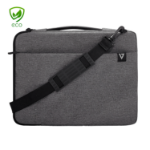 V7 CSE14-ECO laptop case 35.6 cm (14") Sleeve case Grey