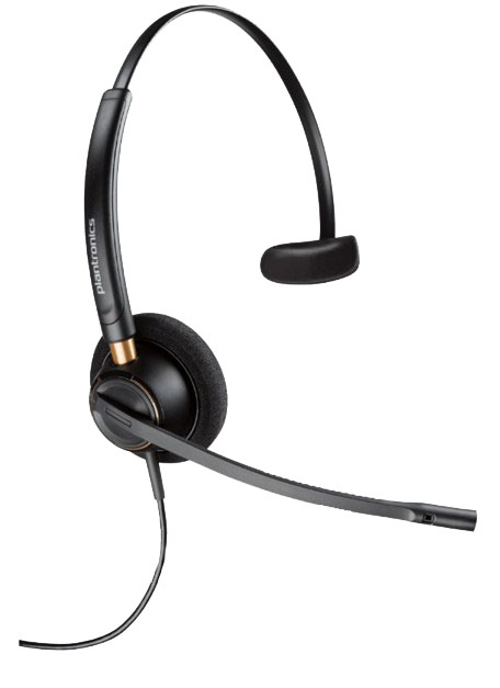 POLY EncorePro HW510 Headset Kabel Huvudband Kontor/callcenter Svart