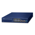 PLANET 8-Port 10/100/1000T 802.3at Unmanaged Gigabit Ethernet (10/100/1000) Power over Ethernet (PoE) 1U Blue