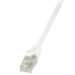 LogiLink 0.25m Cat.6 U/UTP RJ45 networking cable White Cat6 U/UTP (UTP)