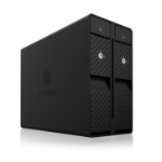 ICY BOX IB-RD3802-C31 HDD-behuizing Zwart 3.5"