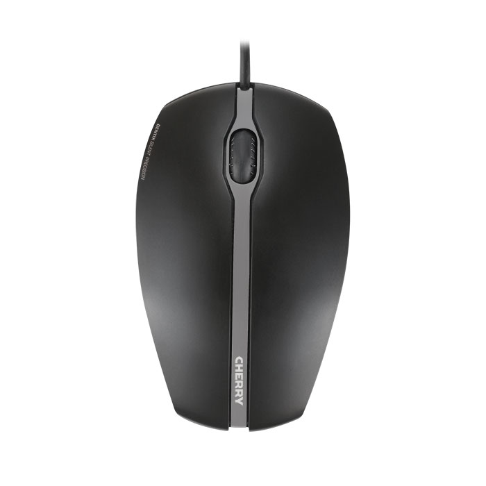 Image of CHERRY GENTIX SILENT Corded Mouse, Black, USB