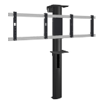 SmartMetals 063.4540.01 tv-bevestiging 139,7 cm (55") Aluminium, Zwart