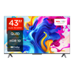 TCL C64 43C645K TV 109.2 cm (43") 4K Ultra HD Smart TV Wi-Fi Titanium