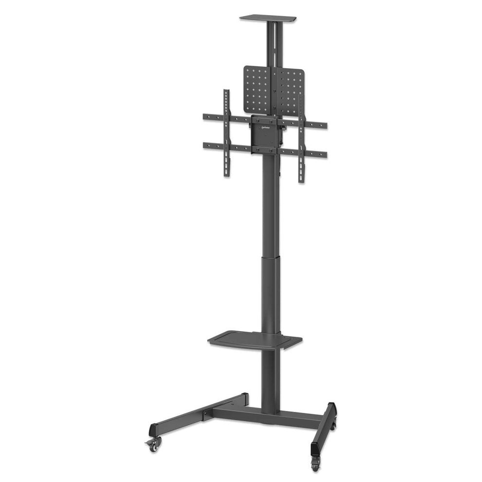 Manhattan Trolley Mount Stand for TV & Monitors (crank handle height adjust), For screens: 37" to 65", VESA compatability: all between 200x200 to 600x400mm -check the dimensions of the four mounting holes on back of screen to ensure it fits, Max 70kg,1120