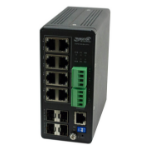 Lantronix SISPM1040-384-LRT-C network switch Unmanaged L2 Gigabit Ethernet (10/100/1000) Power over Ethernet (PoE)