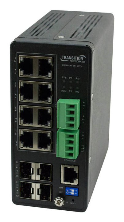 Image of Lantronix SISPM1040-384-LRT-C network switch Unmanaged L2 Gigabit Ethe