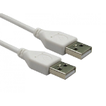 Cables Direct CDL 80cm USB 2.0 A M - A M White