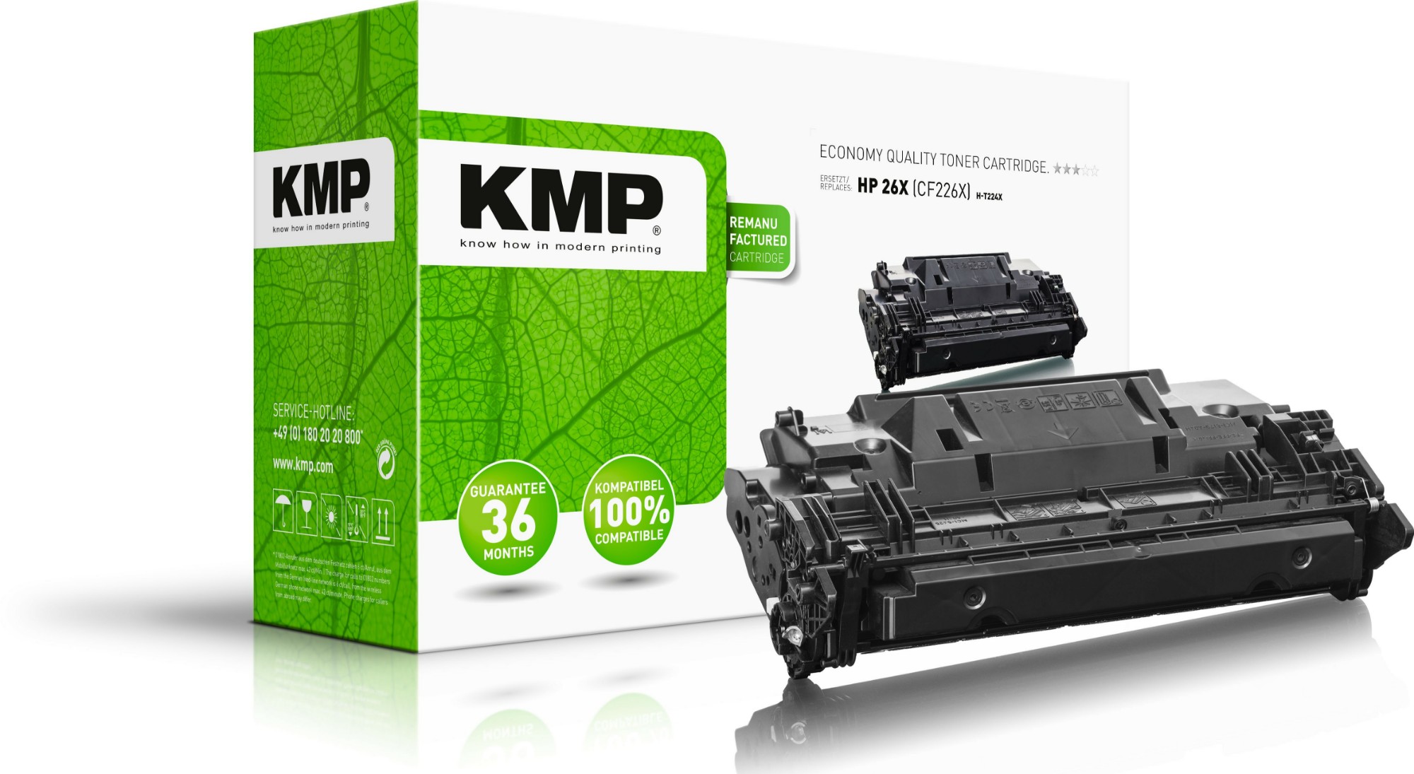 KMP H-T224X toner cartridge 1 pc(s) Black