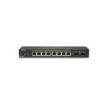 SonicWall SWS12-8 Managed L2 Gigabit Ethernet (10/100/1000) Black