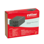 ROLINE RC-100FX/SC Fast Ethernet Converter, RJ-45 to SC, Loop-back network media converter