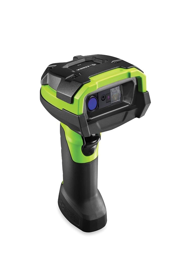 Zebra DS3678-XR Handheld bar code reader 1D/2D Optical Green. Black