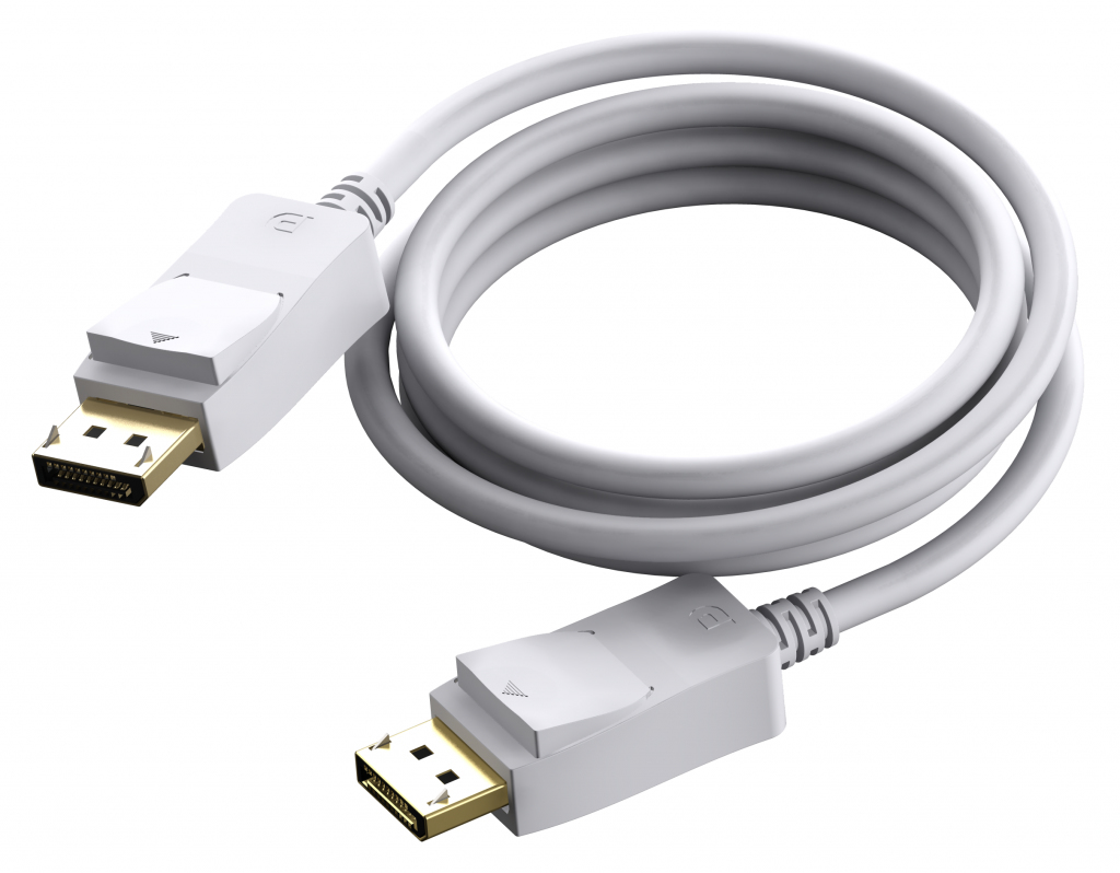 Vision TC 2MDP DisplayPort cable 2 m White