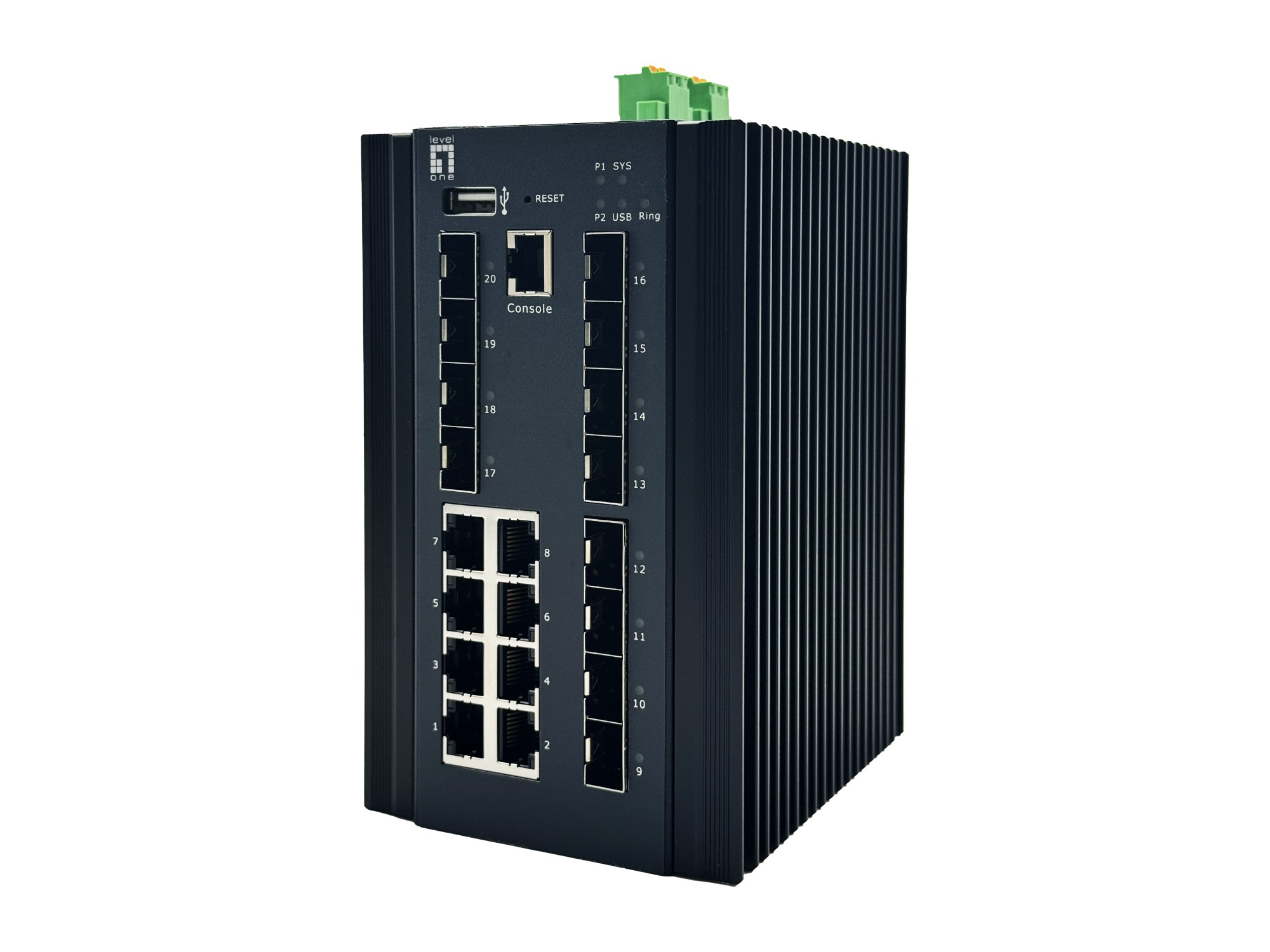 IGX-2072 LEVEL ONE LevelOne Switch  20x GE IGX-2072  8x 1GbE,8x 2.5GbE SFP+  sw