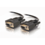 C2G 3m DB9 Cable seriële kabel Zwart