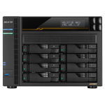 Asustor LOCKERSTOR 8 Gen3 NAS Desktop AMD Ryzen V3C14 16 GB DDR5 ADM Black