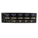 StarTech.com Conmutador Switch KVM para 4 Computadoras y 2 Pantallas DVI VGA Audio Puertos USB - 1920x1440