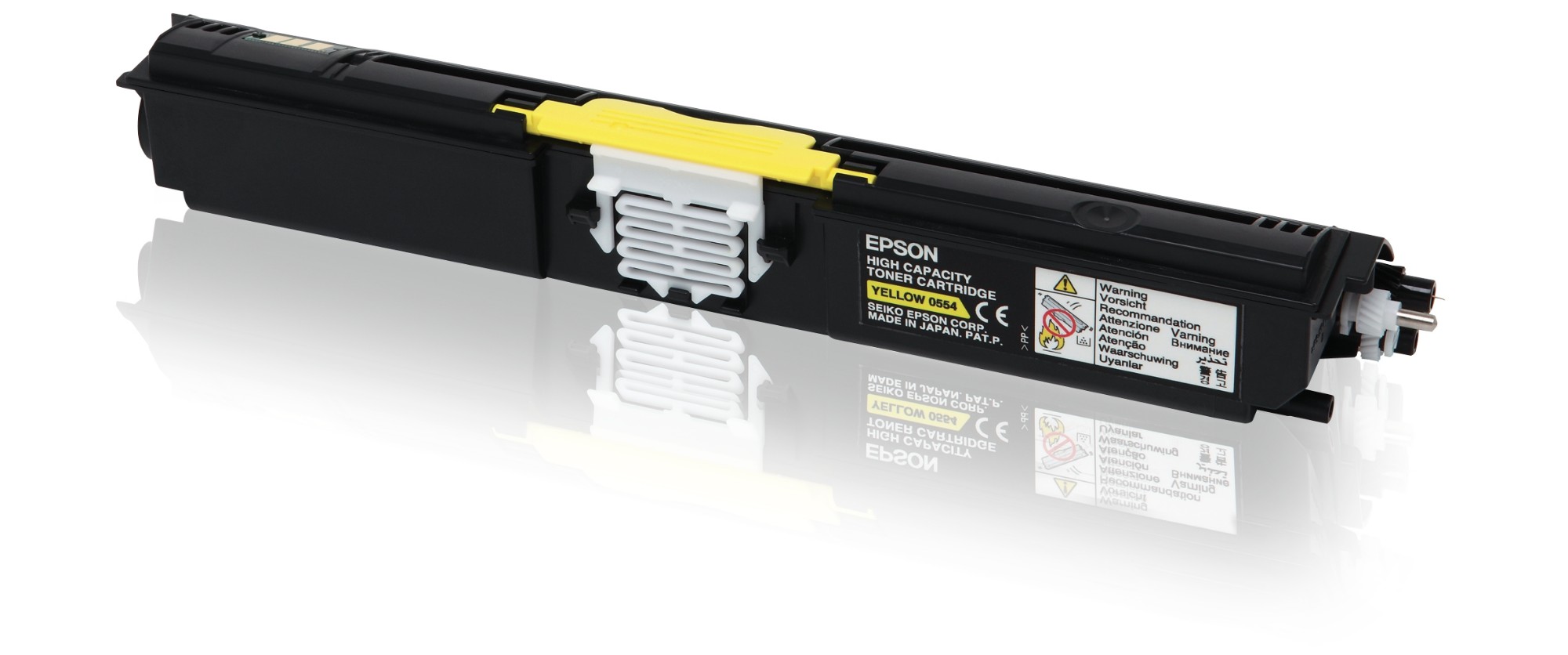 Epson C13S050554/0554 Toner yellow high-capacity, 2.7K pages ISO/IEC 19798 for Epson AcuLaser C 1600
