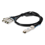 AddOn Networks Extreme Networks Compatible TAA Compliant 100GBase-CU QSFP28 to 4xSFP28 Direct Attach Cable (Passive Twinax, 2m)