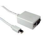 Cables Direct Mini DP/VGA 3m Mini DisplayPort VGA (D-Sub) White