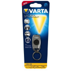 Varta L.E.D. METAL KEY CHAIN LIGHT Chrome Keychain flashlight LED