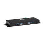 Tripp Lite U460-4A3C-IND interface hub USB 3.2 Gen 2 (3.1 Gen 2) Type-C 10000 Mbit/s Black