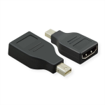 VALUE 12.99.3159 cable gender changer Mini DisplayPort HDMI Black