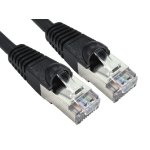 Cables Direct ART-100-HK networking cable Black 0.25 m Cat6a S/FTP (S-STP)