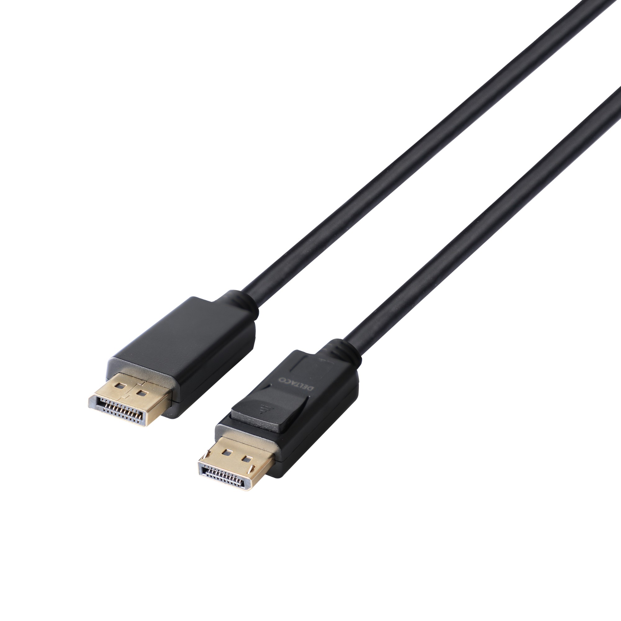 Deltaco DP8K-1040-LSZH DisplayPort-kabel 4 m Svart
