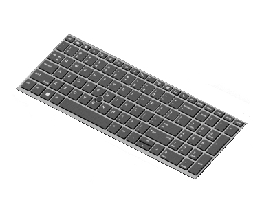 HP Keyboard SR BL 15W Euro