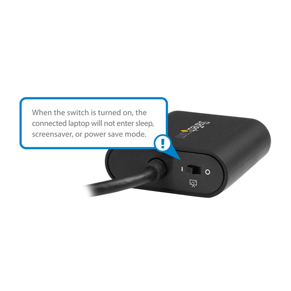 StarTech.com USB-C to HDMI Adapter - with Presentation Mode Switch - 4K 60Hz