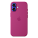 Apple iPhone 16 Silicone Case with MagSafe - Fuchsia