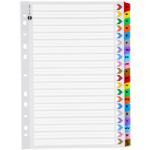 MARBIG 35024 DIVIDERS INDEX A4 COLOUR A-Z