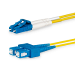 Lanview LVO231494 InfiniBand/fibre optic cable 5 m 2x LC 2x SC OS2 Yellow