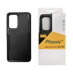 PISEN Phonix Samsung Galaxy A25 5G Armor Light Case Black - Two Tough Layers, Port Covers, No Slip Grippy Edges, Durable, Rugged, Sleek, Pocket Fit