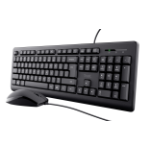 Trust Primo keyboard Mouse included Universal USB QWERTY US English Black