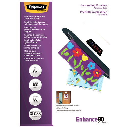 Image of Fellowes 5302302 lamination film A3 100 pc(s)