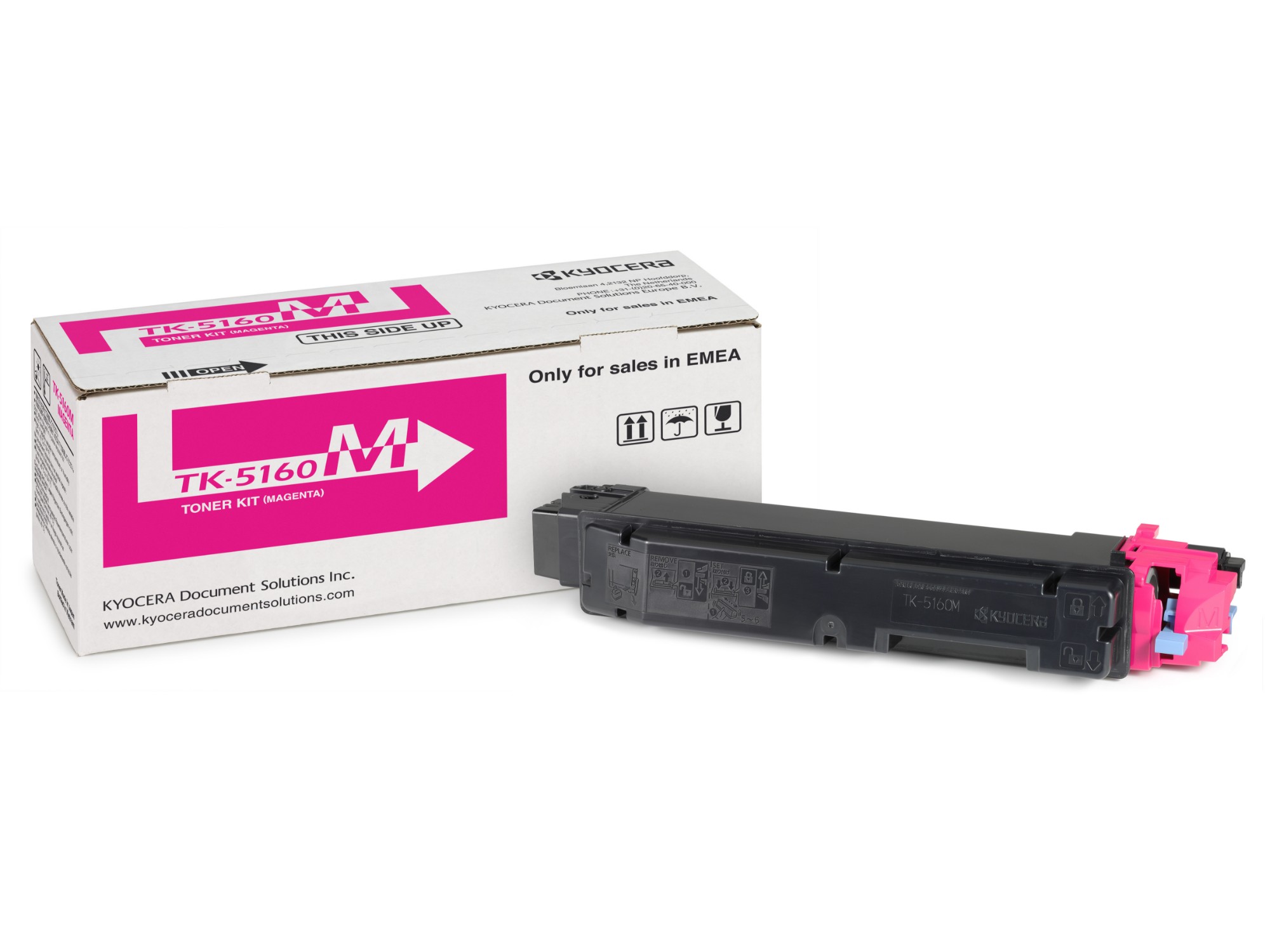 Kyocera 1T02NTBNL0/TK-5160M Toner-kit magenta, 12K pages ISO/IEC 19798 for Kyocera P 7040