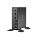 Shuttle XPC Nano PC NC40U, Intel Celeron 7305U, 1x HDMI, 1x DP,1xUSB-C/DP, 6x USB3.2, 1x 2.5" bay, 2x M.2, 1x LAN, RAID, 24/7 permanent operation, incl. VESA & Stand