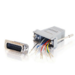 C2G RJ45/DB15M Gray