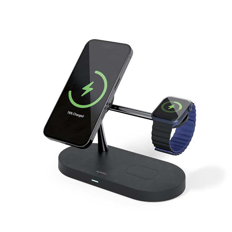 Epico Spello Headphones. Smartphone. Smartwatch Black. Grey USB Wirele