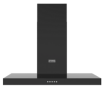 Stoves 444411644 cooker hood Wall-mounted Black 590 m³/h