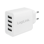 LogiLink PA0211W mobile device charger White Indoor