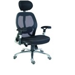 TSW Teknik OA1013BLK Cobham Black Mesh Chair