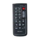 Sony 148754013 remote control Digital camera Press buttons