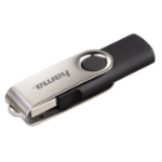 Hama 8GB Rotate USB flash drive USB Type-A 2.0 Black, Silver